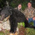 Darrell and Barry with a nice Boar in the pouring rain.